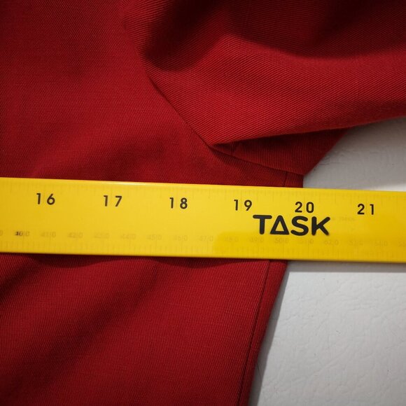 Talbots Ladies Size 10 Red 3 Button Closure Lined Made in Korea Blazer/Jacket - Picture 8 of 12